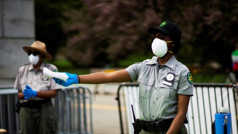 Brooklyn durante la pandemia. REUTERS/Eduardo Munoz