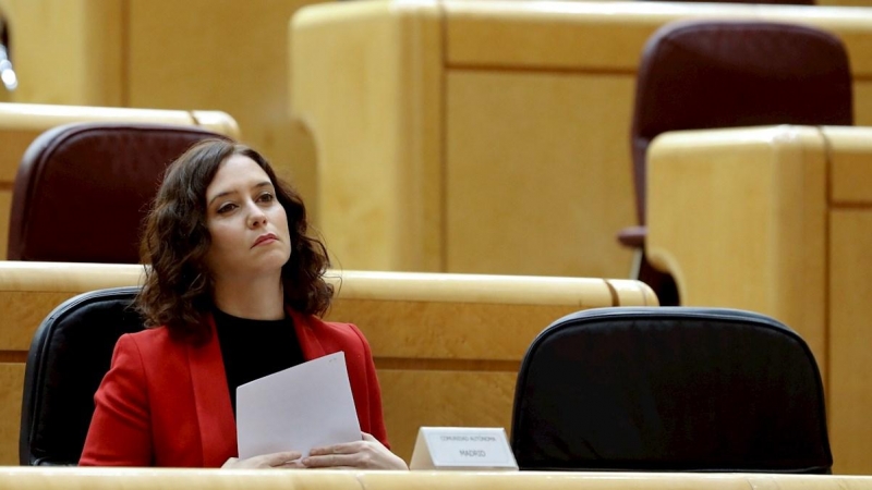 La presidenta de la Comunidad de Madrid, Isabel Díaz Ayuso. EFE/Ballesteros/Archivo