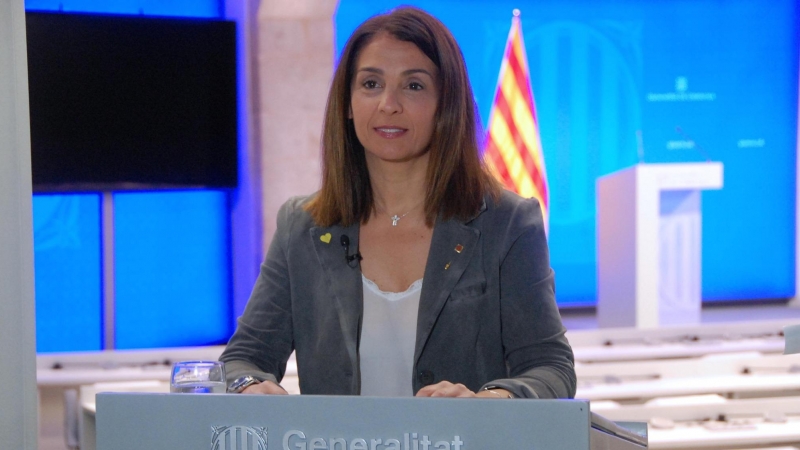 La consellera de la Presidència i portaveu del Govern, Meritxell Budó. Rubén Moreno/ Generalitat de Catalunya