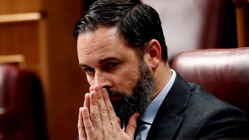 El líder de Vox, Santiago Abascal. EFE/Mariscal