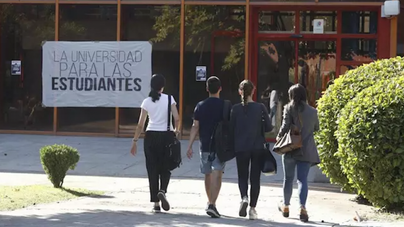 Imagen de archivo de vario estudiantes en la Universidad Rey Juan Carlos de Madrid./ Eduardo Parra (Europa Press)