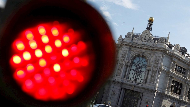 28/04/2020.- Fachada de la sede del Banco de España. EFE/J.J. Guillén/Archivo