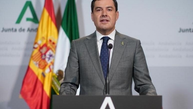 El presidente de la Junta de Andalucía, Juanma Moreno. Europa Press