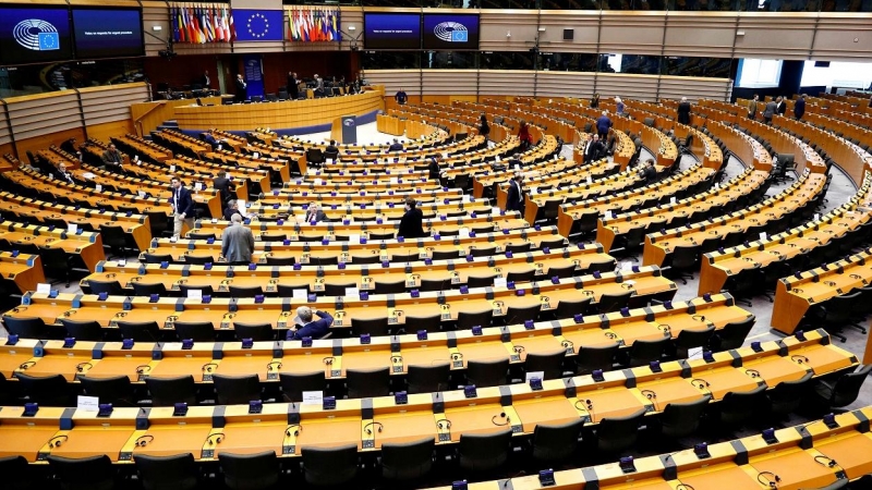 Foto del pasado mes de marzo del pleno del Parlamento Europeo, en Bruselas. REUTERS/Francois Lenoir