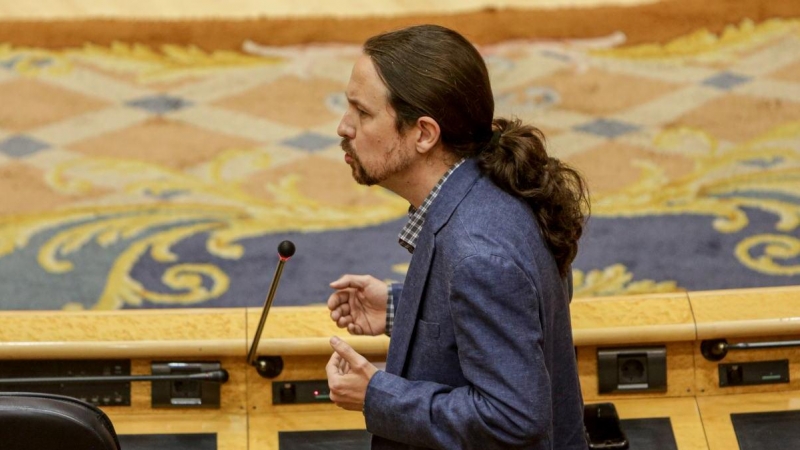 Pablo Iglesias, vicepresidente segundo y ministro de Derechos Sociales. / RICARDO RUBIO (EP)