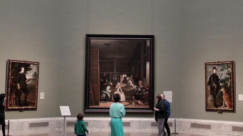 Sala de Las Meninas del Museo Nacional del Prado el día que cierra por coronavirus, en Madrid (España), a11 de marzo de 2020. / EUROPA PRESS - Eduardo Parra