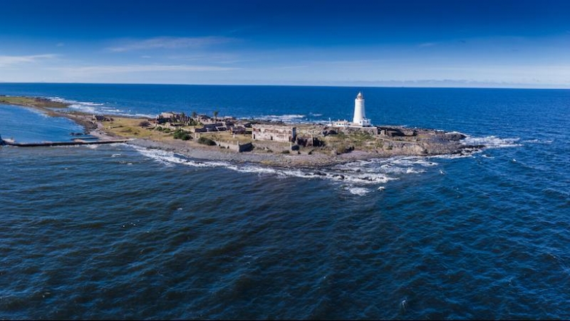 Panorámica de la Isla de Flores, en el Río de la Plata. / PIF