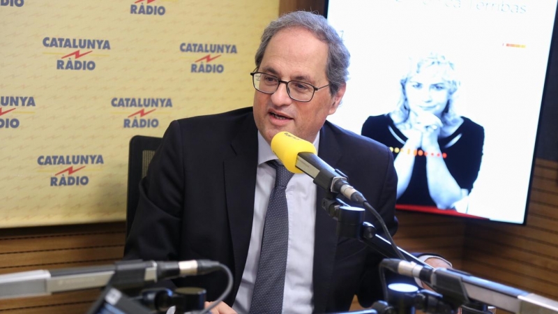 El president de la Generalitat, Quim Torra, entrevistat a Catalunya Ràdio el 3 de juny de 2020 (Horitzontal). Jordi Bedmar | Govern