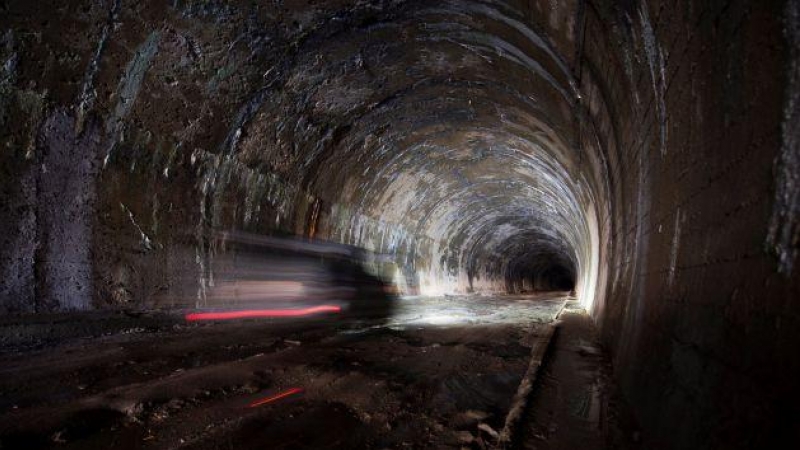 El túnel de La Engaña.- EFE