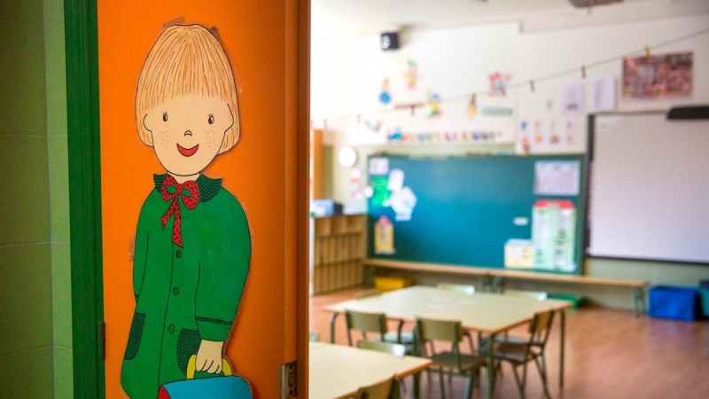 Un aula vacia en un colegio público. EFE/Raquel Manzanares/Archivo