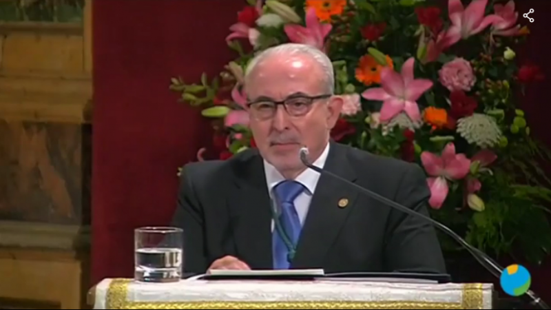 El presidente de la  Universidad Católica de Murcia, José Luis Mendoza,. /CAPTURA