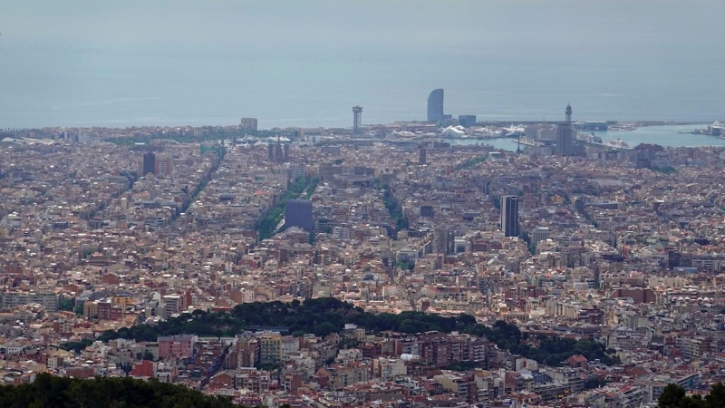 Imatge panoràmica de Barcelona. EFE / ALEJANDRO PÉREZ.