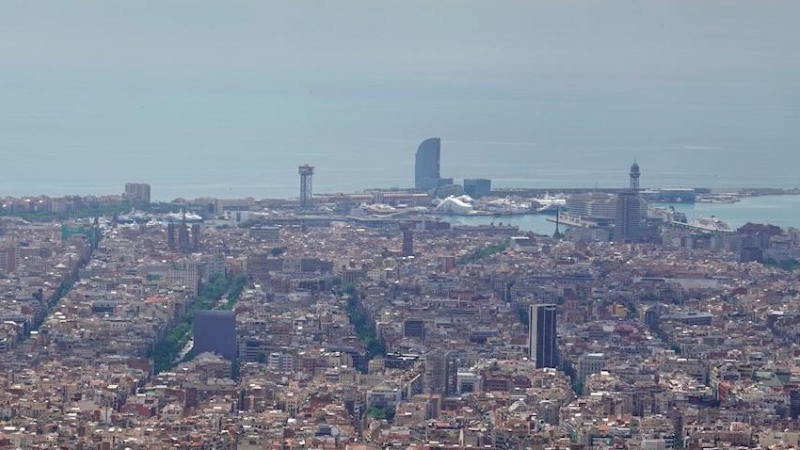 Imatge panoràmica de Barcelona. EFE / ALEJANDRO PÉREZ.