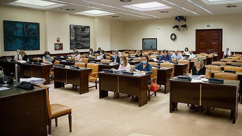 Vista general del Grupo de Trabajo de Sanidad y Salud Pública de la Comisión para la Reconstrucción Social y Económica/Foto: Congreso de los Diputado