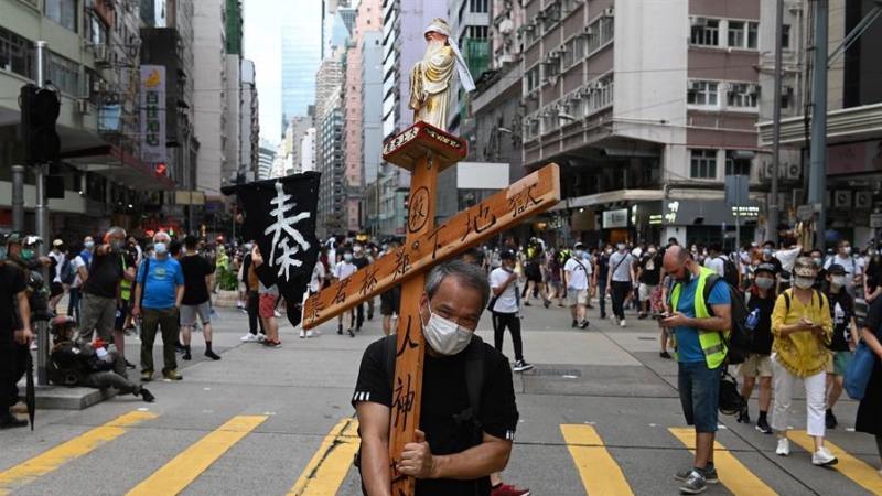 Protestas Hong Kong. EFE/EPA/MIGUEL CANDELA