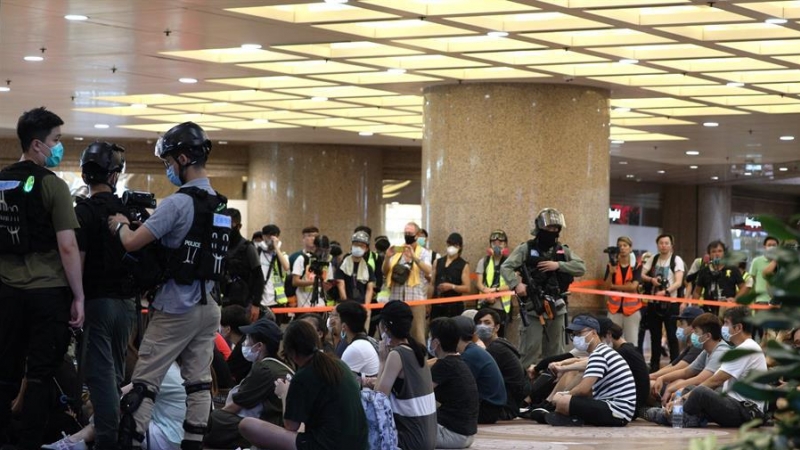 Protestas Hong Kong. EFE/EPA/JEROME FAVRE