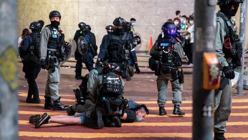 Protestas Hong Kong. EFE/EPA/JEROME FAVRE