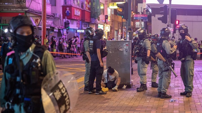 Protestas en Hong Kong. EFE/EPA/JEROME FAVRE