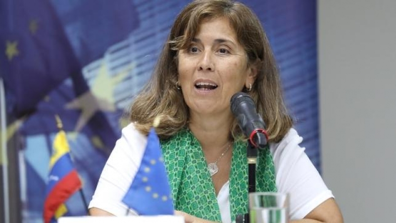 Isabel Brilhante, embajadora de la UE en Venezuela. / EFE