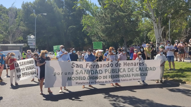 Manifestación en Madrid por la sanidad pública. | Guillermo Martínez