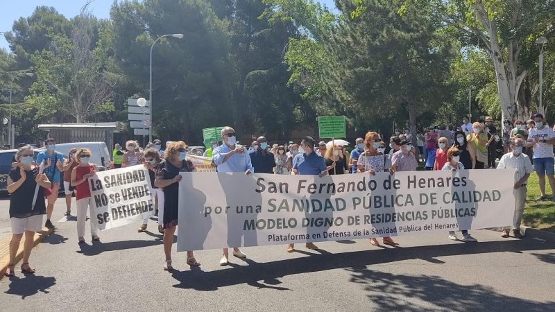 Manifestación en Madrid por la sanidad pública. | Guillermo Martínez