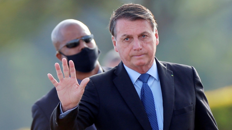 El presidente de Brasil Jair Bolsonaro. /Reuters