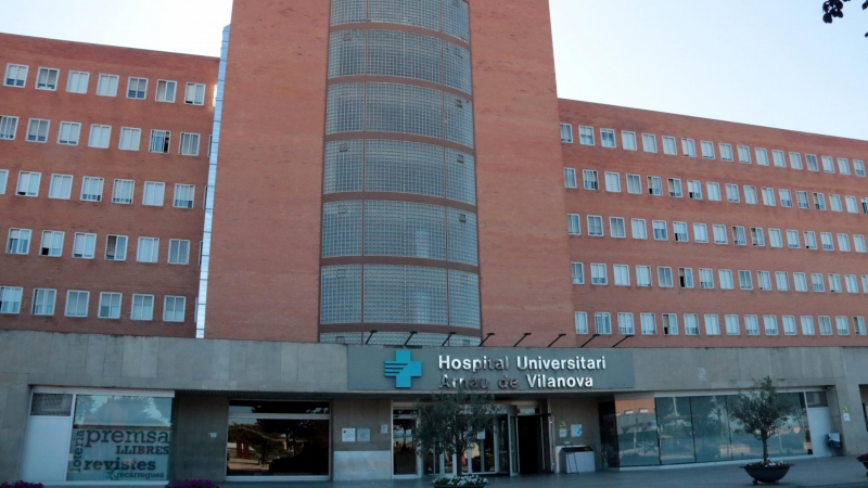 Façana de l'Hospital Arnau de Vilanova de Lleida. ACN