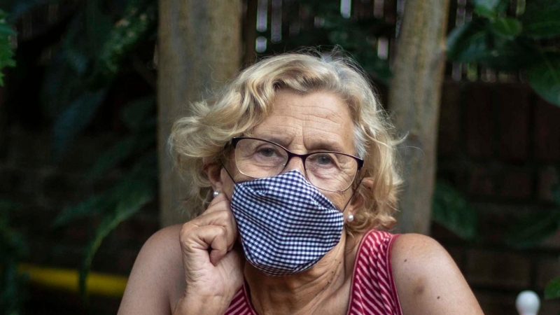 Manuela Carmena, exalcaldesa de Madrid, niega que tenga una sicav. / FOTO: JAIRO VARGAS