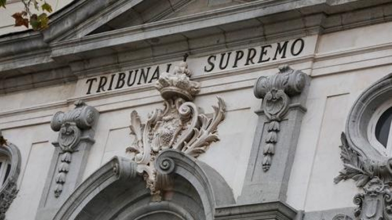 Fachada del edificio del Tribunal Supremo, en Madrid. /Europa Press