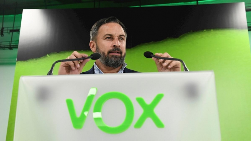 El presidente de Vox, Santiago Abascal. EFE