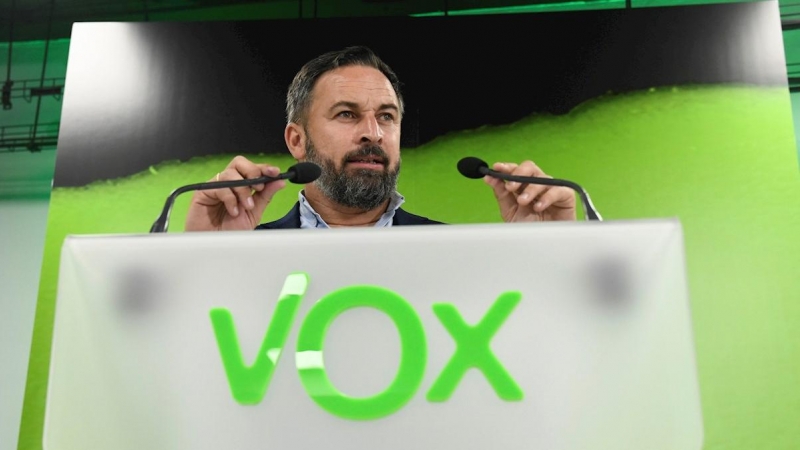 El presidente de Vox, Santiago Abascal. EFE