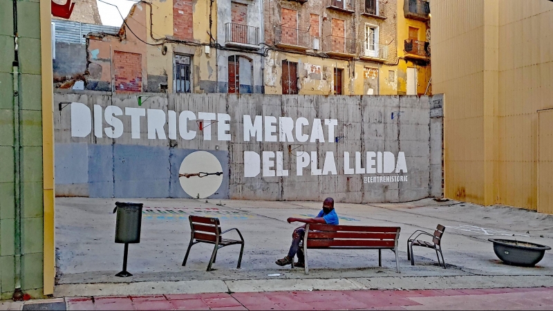 Casco antiguo de Lleida, corazón de muchos de los problemas que afectan a los jornaleros / Ferrán Barber