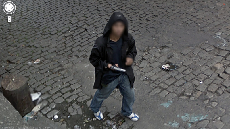 Uno de los hallazgos de Jon Rafman en '9 Eyes'.- GOOGLE STREET VIEW