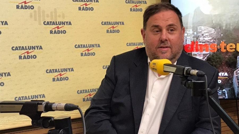 Oriol Junqueras a l'entrevista de Catalunya Ràdio. CCMA