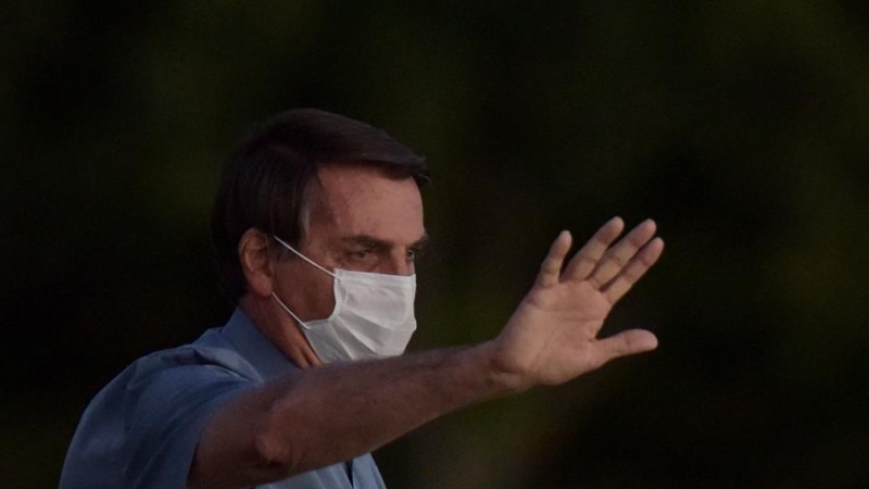 En la imagen, el presidente de Brasil, Jair Bolsonaro. EFE/Andre Borges