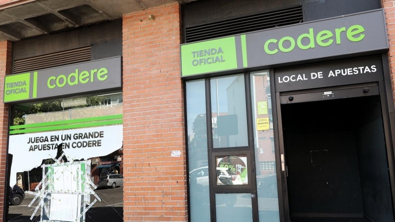 Local de apuestas de Codere, en Madrid. E.P./Eduardo Parra