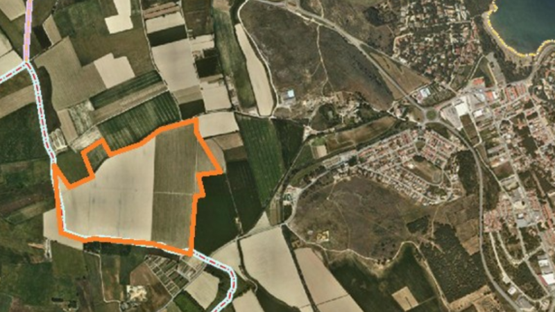 Zona on es projecta l'aeròdrom de l'Escala. ACN