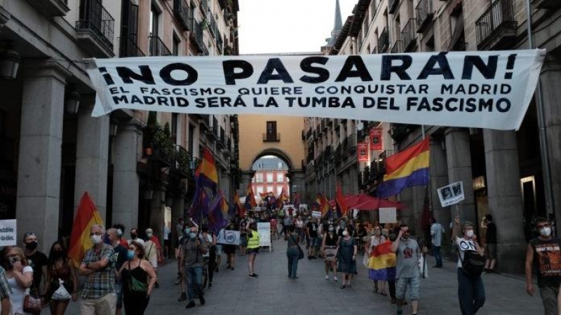 La manifestación republicana del 25J en Madrid.