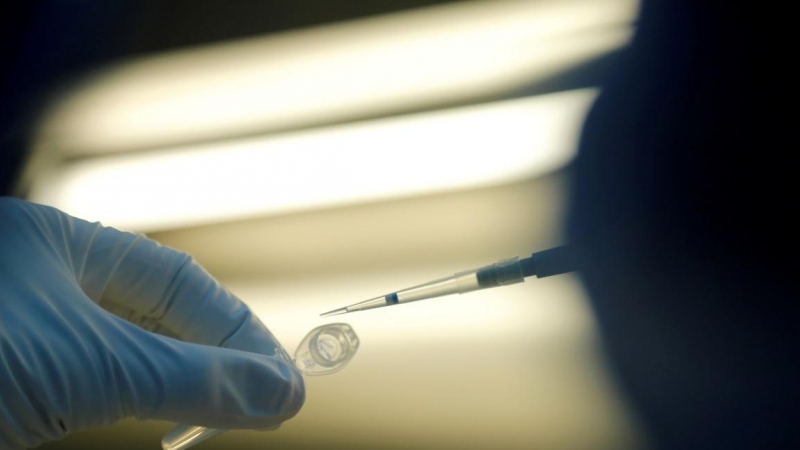 Un científico prepara muestras durante la investigación y desarrollo de una vacuna contra la enfermedad del coronavirus en un laboratorio de la empresa de biotecnología BIOCAD en San Petersburgo, Rusia. REUTERS / Anton Vaganov