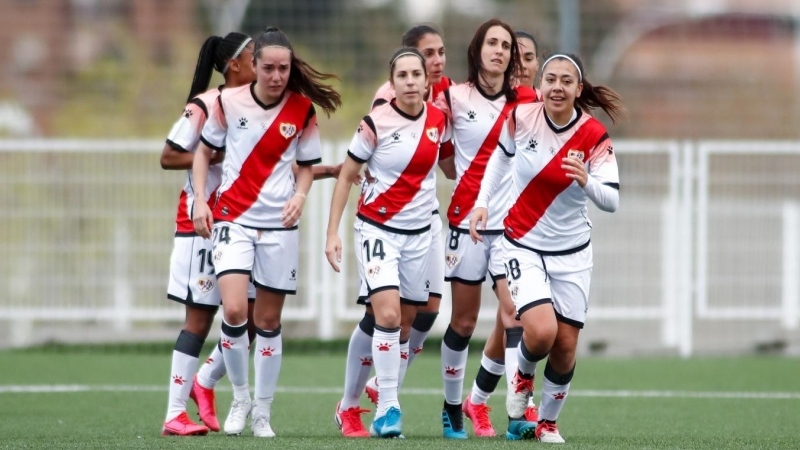 Saray García del Rayo Vallecano celebra un gol durante el Trofeo Villa de Valleca en Madrid. /Archivo /Europa Press