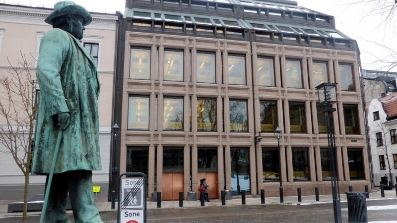 El edificio del Banco de Noriwega (Norges Bank), en Oslo. REUTERS/Gwladys Fouche