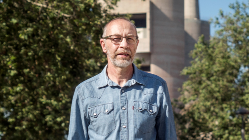 Roger Hoyos, enginyer i membre de la Plataforma per la Conservació de les Tres Xemeneies