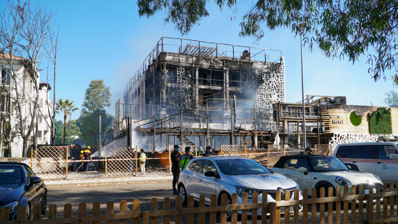 Hotel incendio Marbella