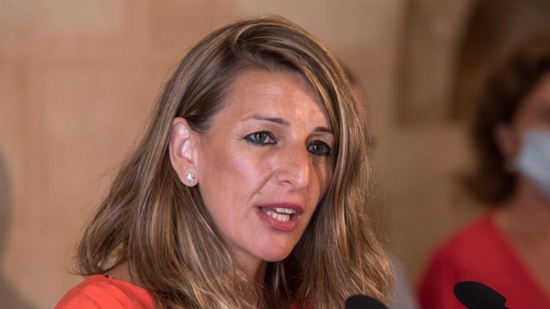 La ministra de Trabajo y Economía Social, Yolanda Díaz. EFE/Atienza/Archivo.