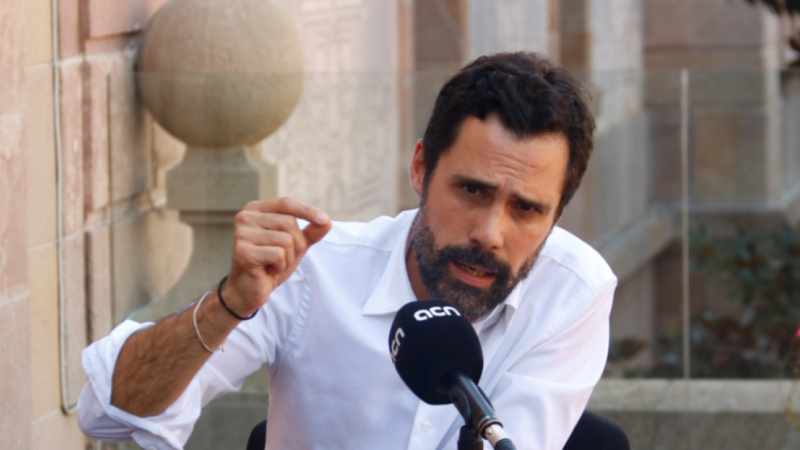 Roger Torrent, president del Parlament de Catalunya