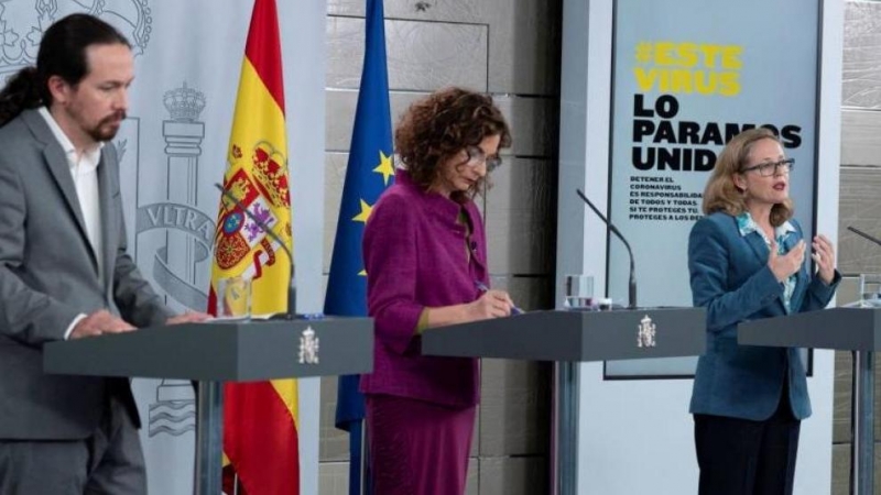 La ministra d'Assumptes Econòmics i Transformació Digital, Nadia Calviño. EFE
