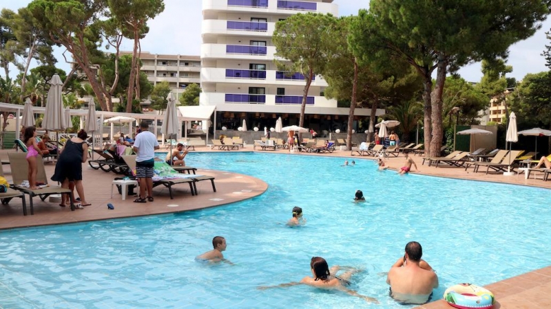 Un hotel de Salou durant el juliol. ROGER SEGURA