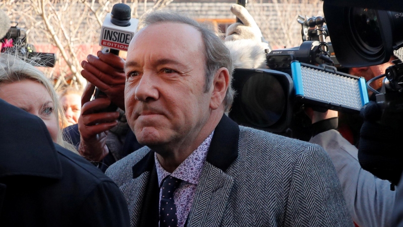 Kevin Spacey en su último juicio por agresión sexual en 2019. / REUTERS