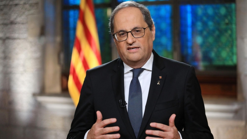 El president de la Generalitat, Quim Torra. Jordi Bedmar.
