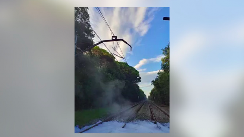 Actos vandálicos en vías de tren en municipios de Girona y Lleida este 11 de Septiembre - RENFE | EP